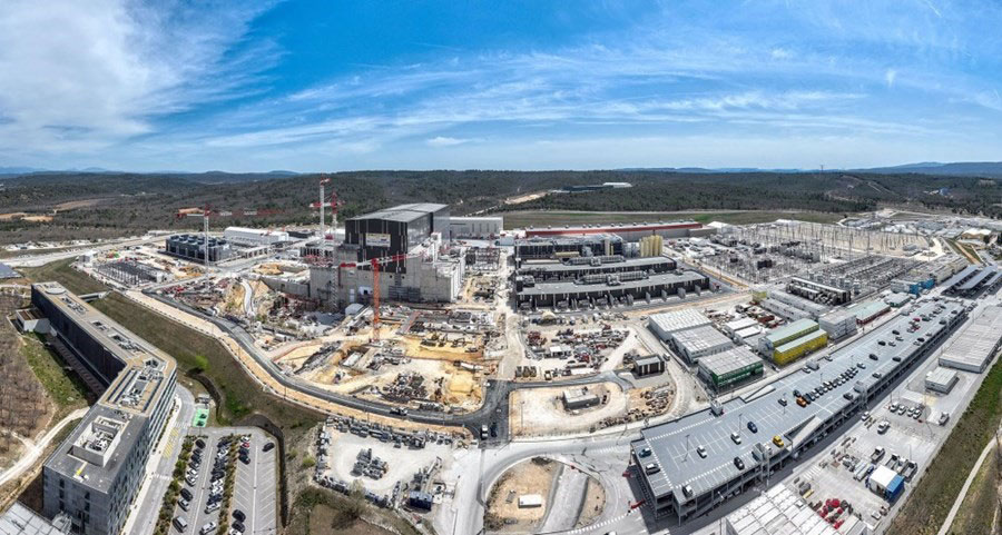 A bird’s eye view of the ITER site